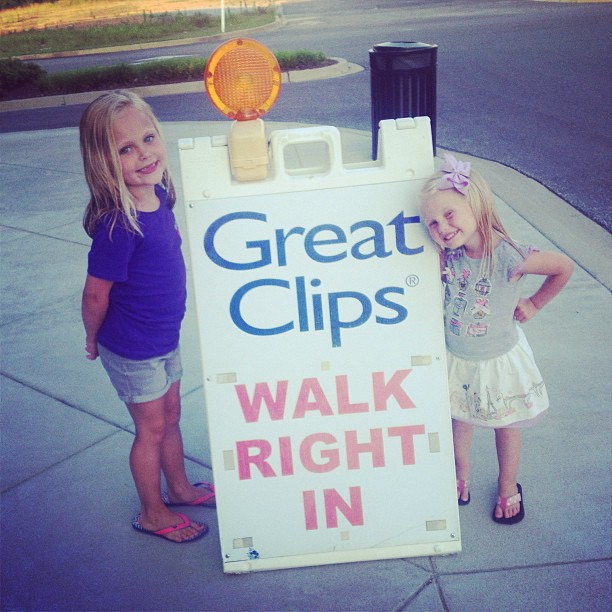 Haircuts & Reese's Cups for everyone!!