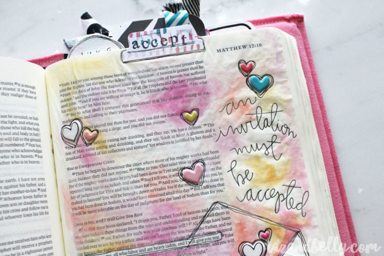 Bible Journaling: One Year Later - Taz and Belly