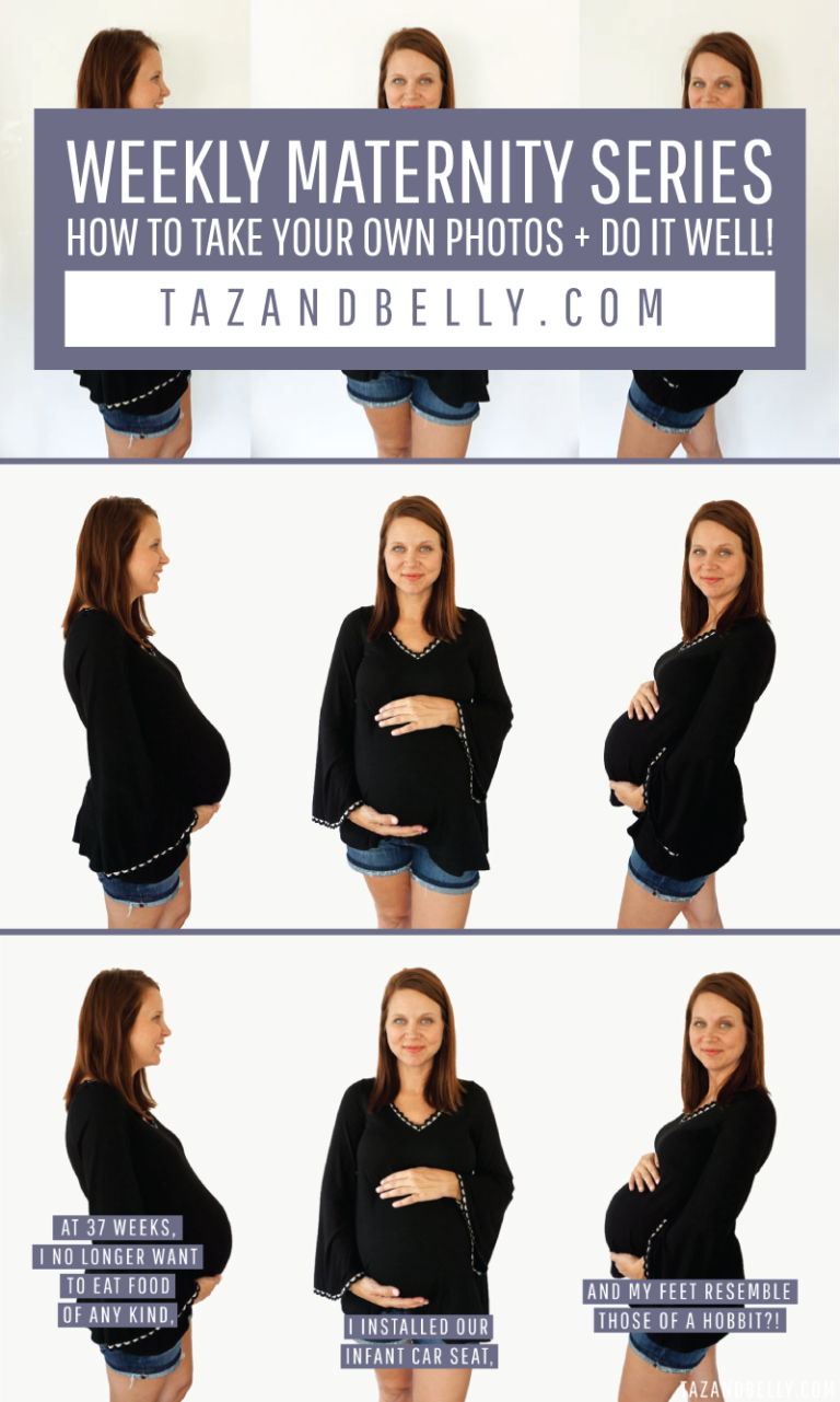 DIY Baby Belly Photos - Taz and Belly